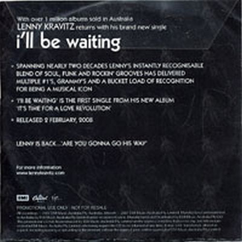 KRAVITZ-- LENNY - I'll Be Waiting - 2