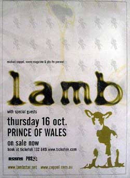 LAMB - 'Prince Of Wales