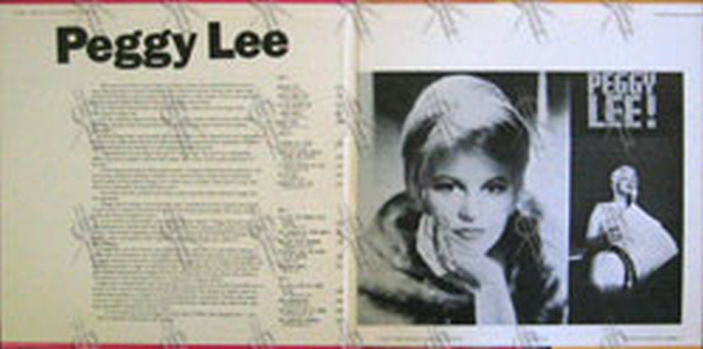 LEE-- PEGGY - Once More With Feeling / I've Got The World On A String - 3