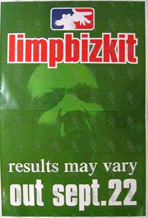 LIMP BIZKIT - 'Results May Vary' Album Poster - 1