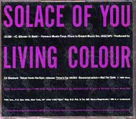 LIVING COLOUR - Solace Of You - 2