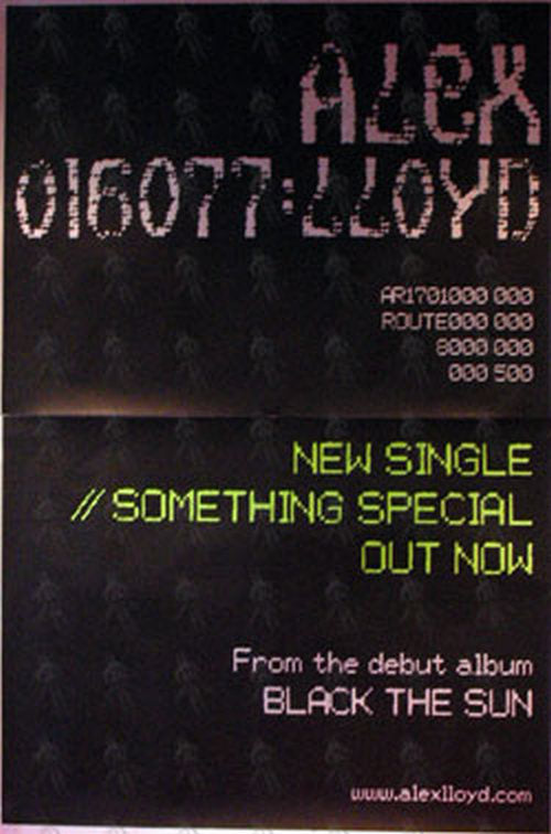 LLOYD-- ALEX - 'Something Special' Single Promo Poster - 1
