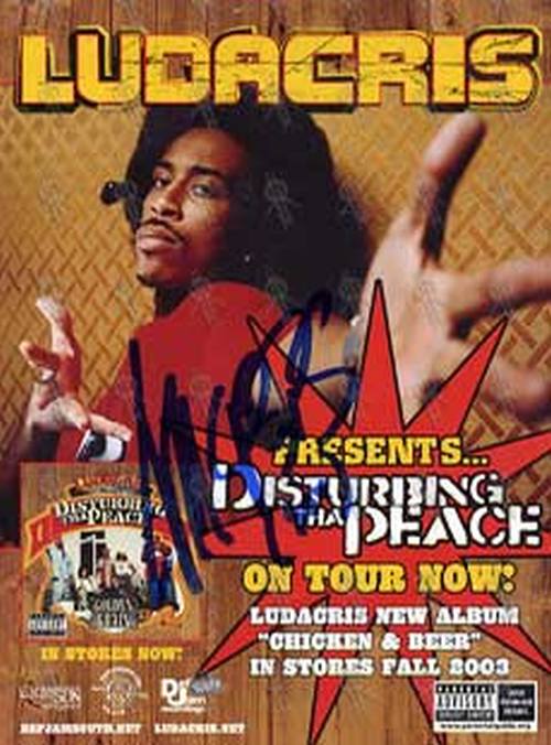 LUDACRIS|DISTURBING THA PEACE - 'Chicken & Beer'/'Golden Grain' Album Promo Flyer - 1