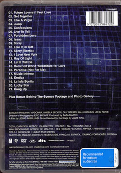 MADONNA - The Confessions Tour - 2