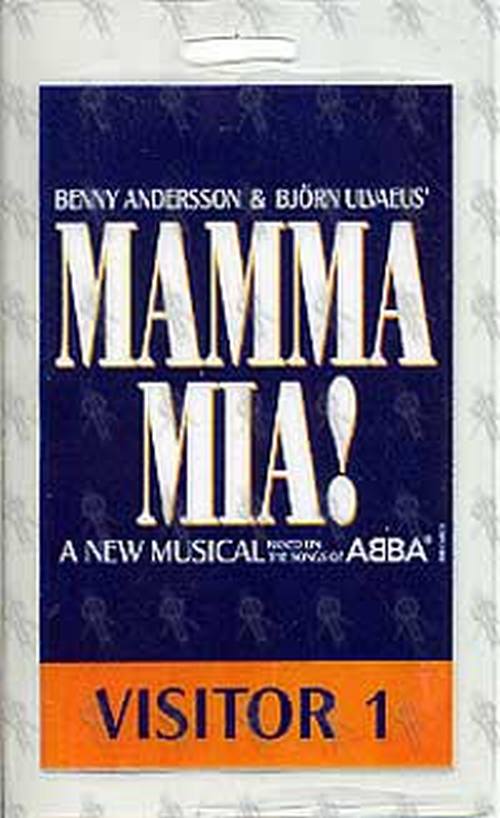 MAMMA MIA|ABBA - Visitor Laminate - 2