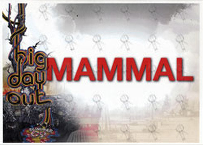 MAMMAL - 2009 Big Day Out Dressing Room Laminate - 1