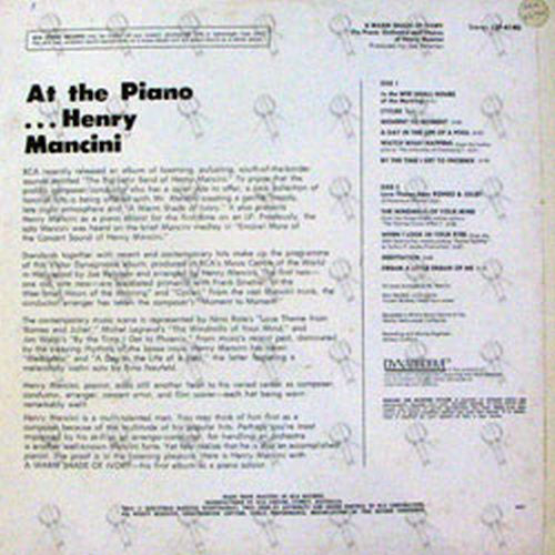 MANCINI-- HENRI - A Warm Shade Of Ivory - 2