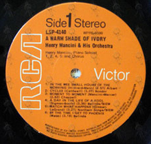 MANCINI-- HENRI - A Warm Shade Of Ivory - 3