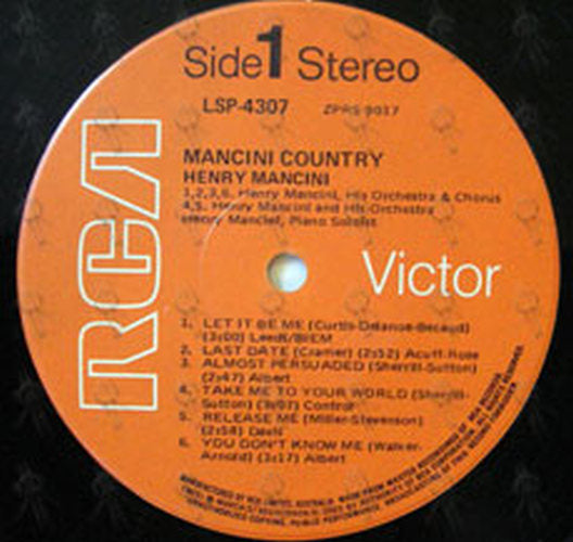 MANCINI-- HENRI - Mancini Country - 3