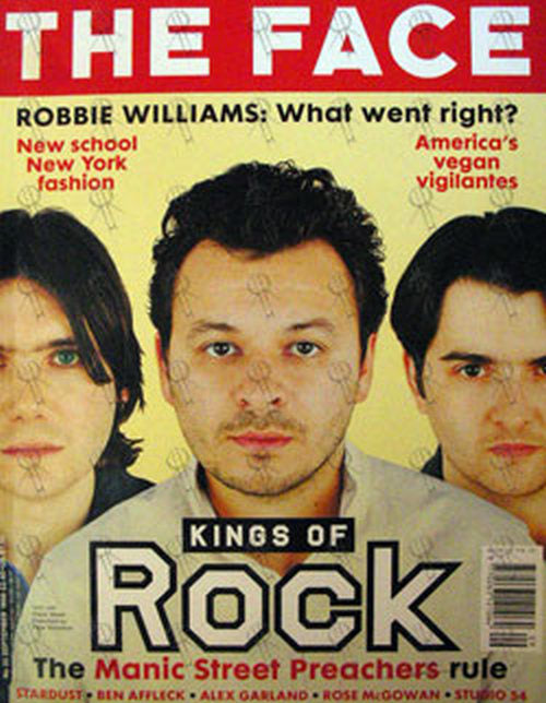 MANIC STREET PREACHERS - 'The Face' - September 1998 - No. 20 - The Manic Street Preachers On Front Cover - 1