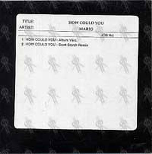 MARIO - How Could You - 2