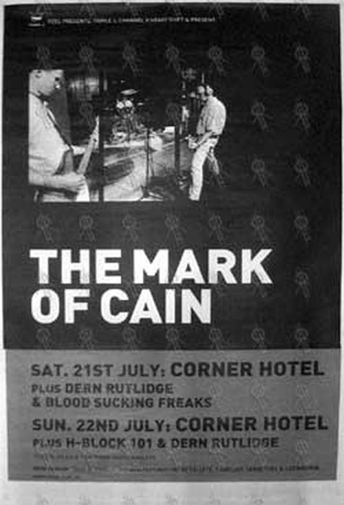 MARK OF CAIN-- THE - &#39;Corner Hotel