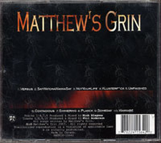 MATTHEWS GRIN - Matthew's Grin - 2