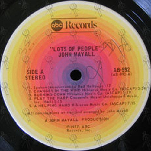 MAYALL-- JOHN - Lots Of People - 3