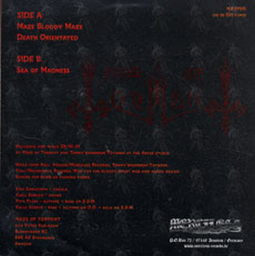 MAZE OF TORMENT - Maze Bloody Maze - 2