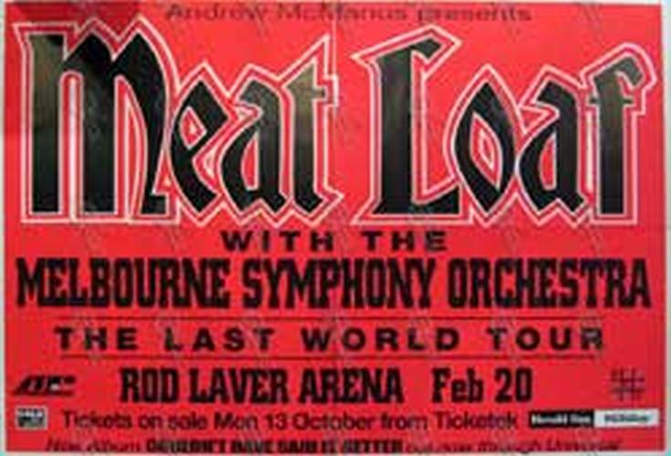 MEAT LOAF - Rod Laver Arena