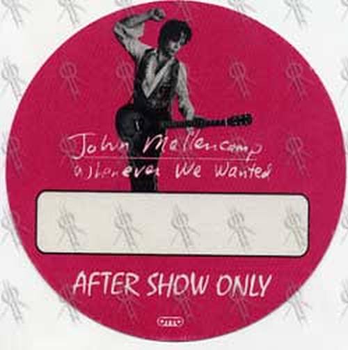 MEGADETH - 'Whenever We Wanted' After Show Pass - 1