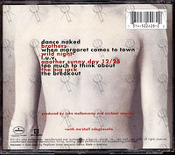 MELLENCAMP-- JOHN COUGAR - Dance Naked - 2