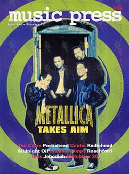 METALLICA - 'Music Press' - November 1997 - Metallica On Cover - 1