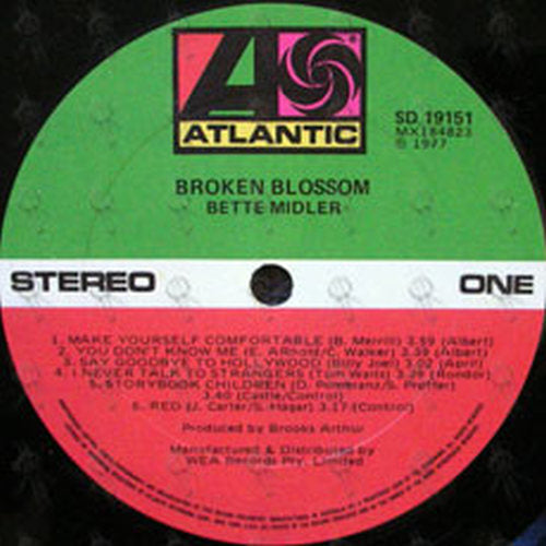 MIDLER-- BETTE - Broken Blossom - 3