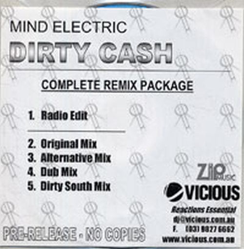 MIND ELECTRIC - Dirty Cash - 1