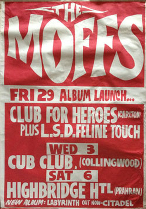 MOFFS-- THE - Victorian Tour - April to May