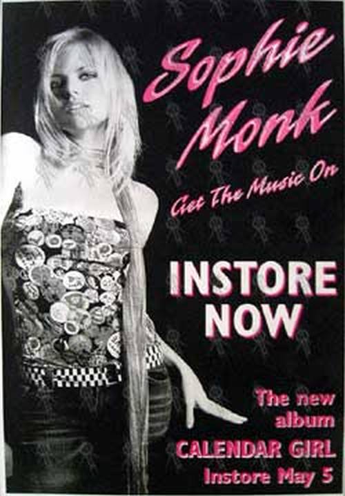 MONK-- SOPHIE - 'Get The Music On' Single Poster - 1