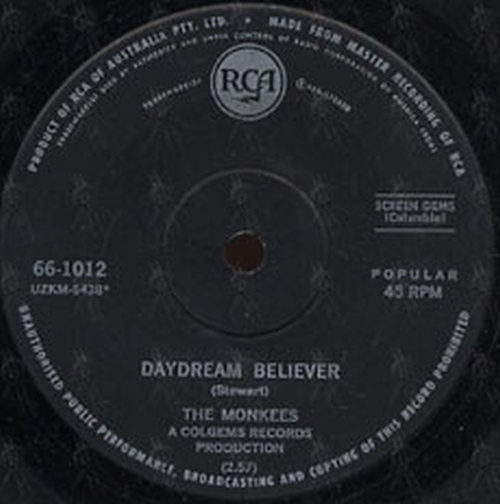MONKEES-- THE - Daydream Believer / Goin' Down - 3