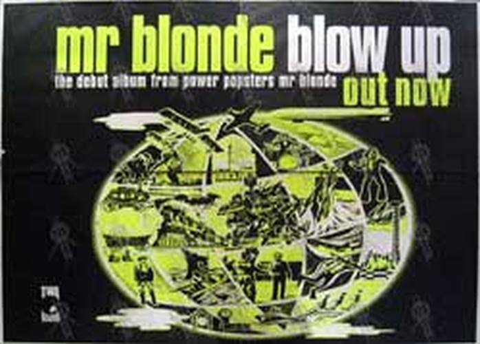 MR BLONDE - 'Blow Up' Album Poster - 1