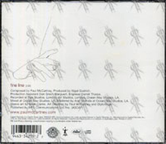 McCARTNEY-- PAUL - Fine Line - 2