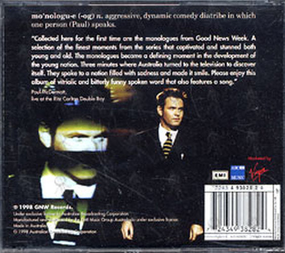 McDERMOTT-- PAUL - Unplugged GNW Vol:1 - 2