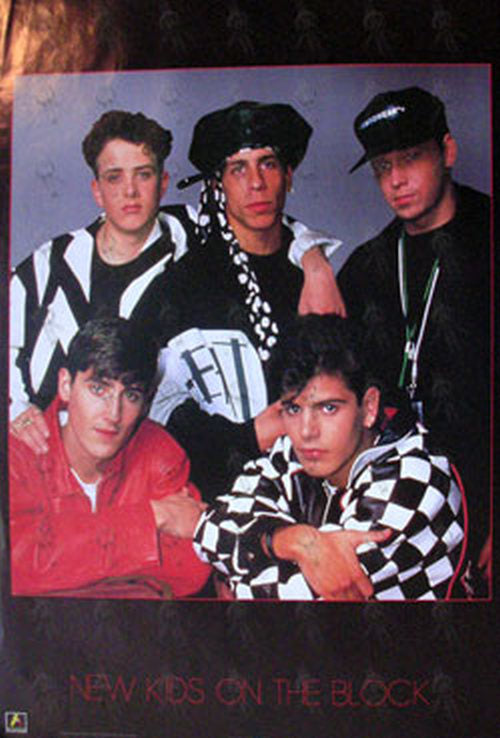 NEW KIDS ON THE BLOCK - 'Squares' Group Image Poster - 1