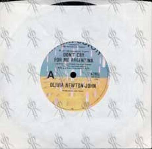 NEWTON-JOHN-- OLIVIA - Don't Cry For Me Argentina - 1