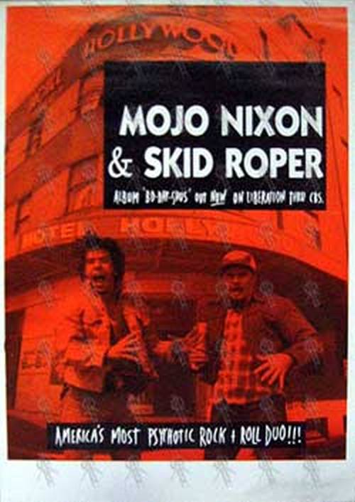 NIXON-- MOJO & ROPER-- SKID - 'Bo-Day-Shus' Album Poster - 1