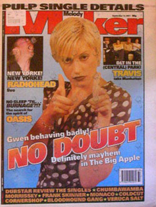 NO DOUBT - 'Melody Maker' - September 13