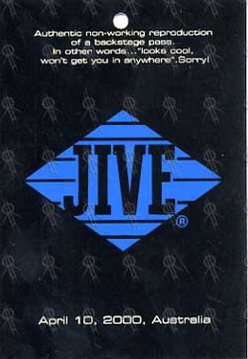 NSYNC - 'No Strings Attached' V.I.P. Access All Areas Mock-Up Pass - 2