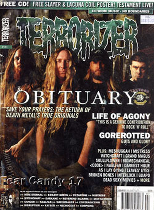 OBITUARY - 'Terrorizer' - Issue 133