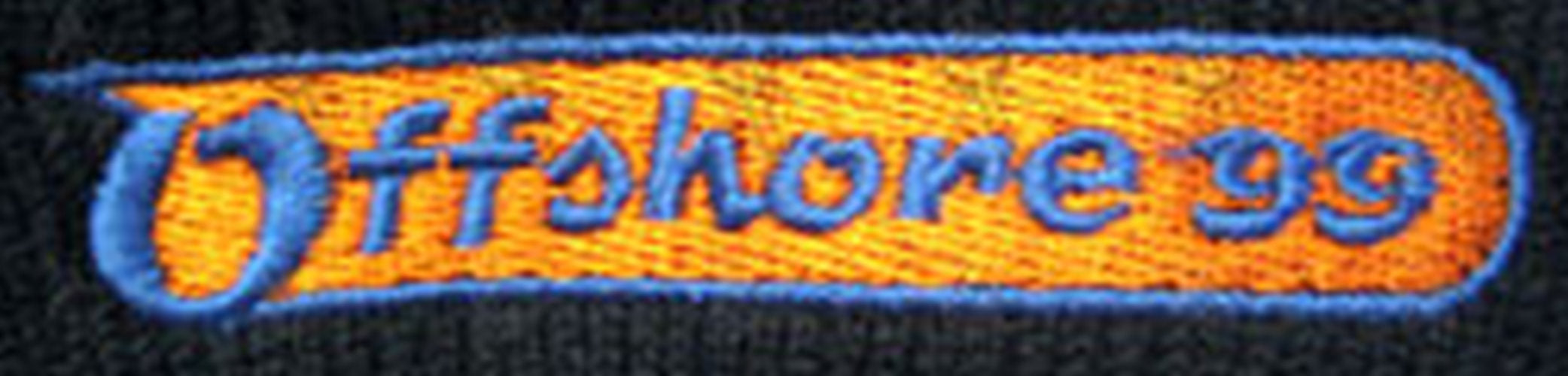 OFFSHORE FESTIVAL 1999 - Navy Blue Embroidered Beanie - 2