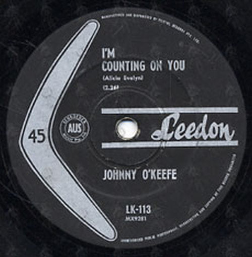 O'KEEFE-- JOHNNY - I'm Counting On You / Right Now! - 2