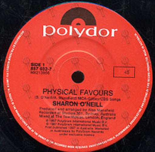 O'NEILL-- SHARON - Physical Favours - 3