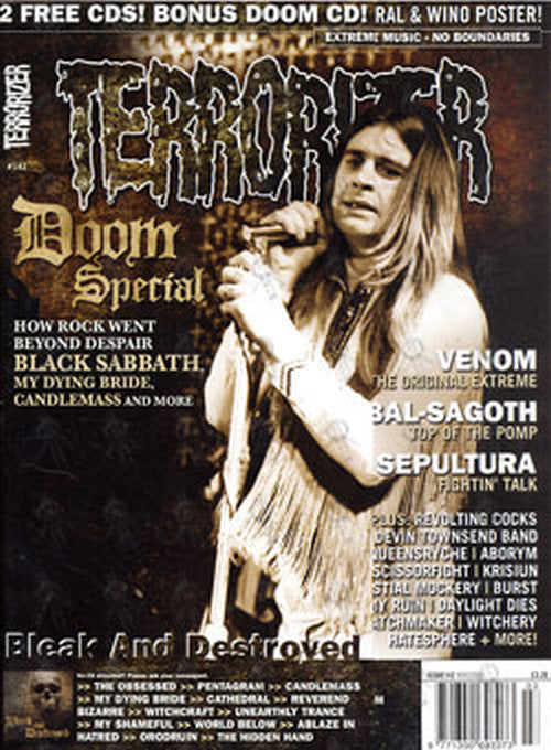 OSBOURNE-- OZZY - 'Terrorizer' - Issue Issue 142
