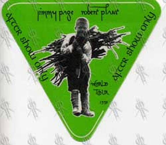 PAGE AND PLANT - 1995 World Tour After Show Pass - 1