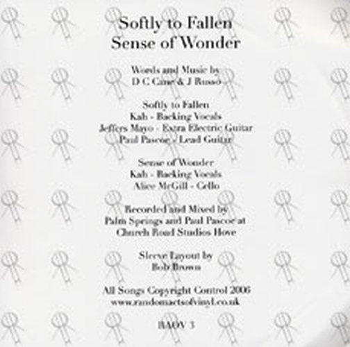 PALM SPRINGS - Softly To Fallen - 2