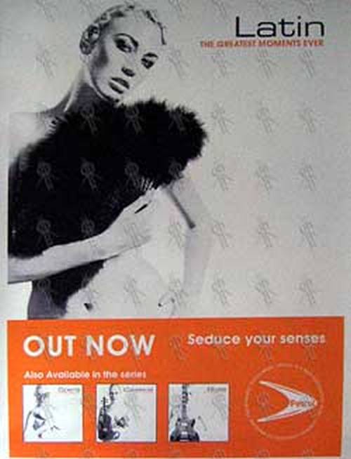 PETROL RECORDS - 'Latin - The Greatest Moments Ever' Album Poster - 1