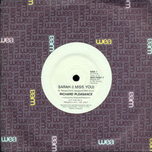PLEASANCE-- RICHARD - Sarah (I Miss You) - 1