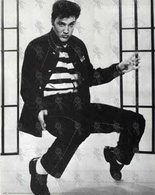 PRESLEY-- ELVIS - Black & White Print (#377A) - 1