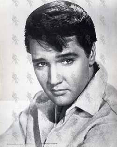 PRESLEY-- ELVIS - Black & White Print (#442) - 1