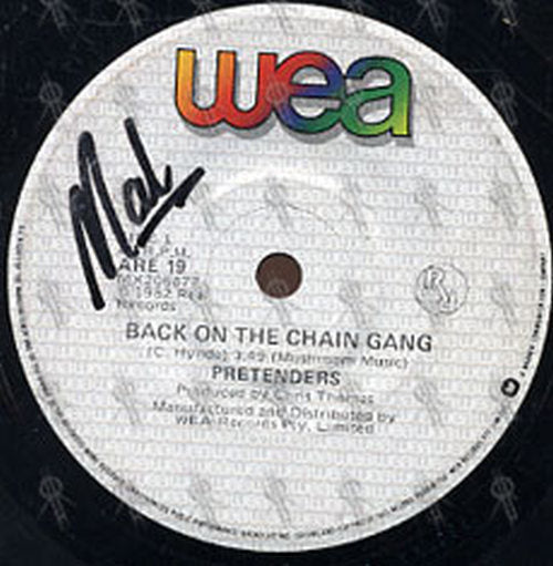 PRETENDERS-- THE - Back On The Chain Gang - 2