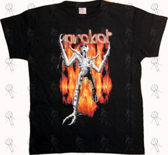 PROBOT - Black Flamebot Design Girls' T-Shirt - 1