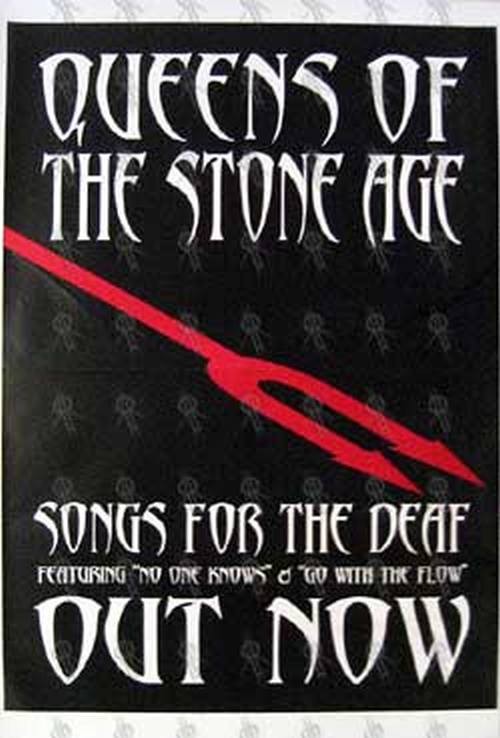QUEENS OF THE STONE AGE - &#39;Songs For The Deaf&#39; Album Poster - 1